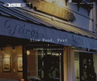 Tackosf.com(Tacko Mexican Restaurant San Francisco) Screenshot