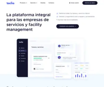 Taclia.com(Solución para empresas de servicios y mantenimiento) Screenshot