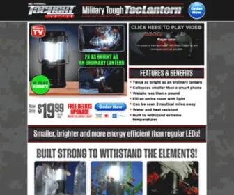 Taclightlantern.com(Tac Light Lantern) Screenshot