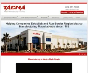Tacna.net(Mexico Manufacturing Simplified) Screenshot