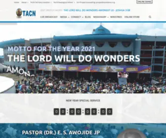 Tacnlawna.org(The Apostolic Church Nigeria) Screenshot