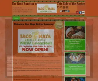 Taco-Maya.com(Mexican restaurant) Screenshot