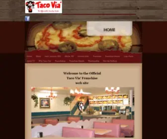 Taco-VIA.com(Taco Via' The Affordable Family Fiesta Official Franchise Site) Screenshot
