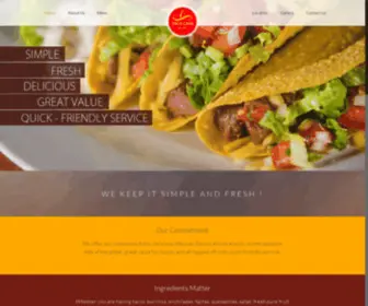 Tacocasabali.com(We keep it simple & fresh) Screenshot