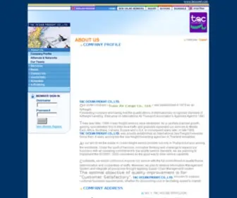 Tacocean.com(Tac Ocean Freight) Screenshot