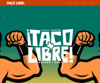 Tacolibrefest.com(Dallas, Texas) Screenshot