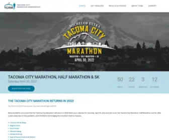 Tacomacitymarathon.com(Tacoma City Marathon Association) Screenshot