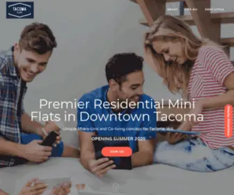 Tacomaflats.com(Downtown Tacoma Apartments) Screenshot