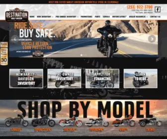 Tacomaharley.com(Destination Harley) Screenshot