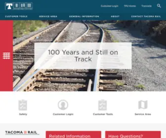 Tacomarail.com(Tacoma Rail) Screenshot