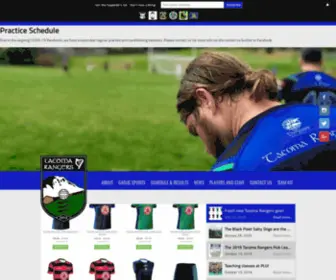 Tacomarangers.com(Tacoma Rangers Gaelic Athletic Club) Screenshot