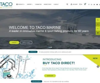 Tacomarine.com(TACO Marine) Screenshot