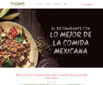 Tacoslaspalmascolon.com(Restaurante) Screenshot