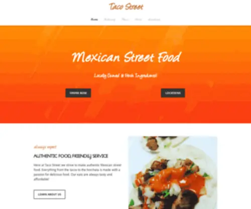 Tacostreetfood.com(Taco Street) Screenshot