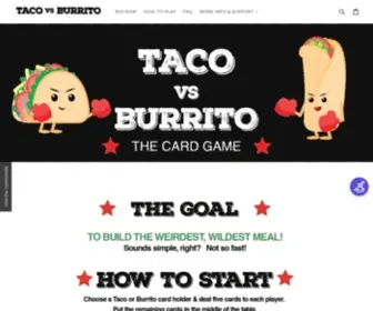 Tacovsburrito.com(TACO vs BURRITO) Screenshot