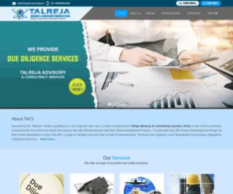 Tacsindia.in(Talreja Advisory & Consultancy Services) Screenshot