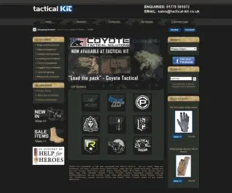 Tactical-Kit.co.uk(Tactical Kit) Screenshot