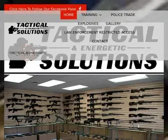 Tactical-Solutions.net(Importer of Firearms) Screenshot