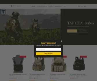 Tacticalbang.com(Professional vendor of tactical suppier) Screenshot