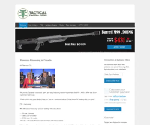Tacticalcapitalcorp.com(Tacticalcapitalcorp) Screenshot