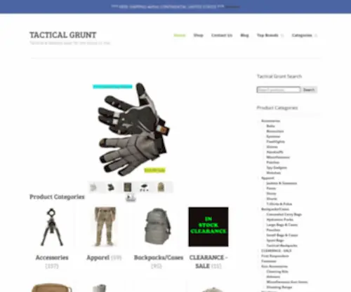 Tacticalgrunt.com(Forsale Lander) Screenshot