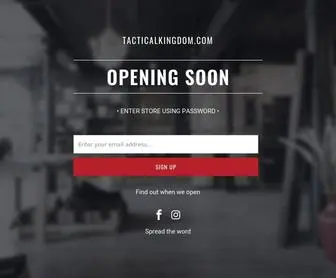 Tacticalkingdom.com(tacticalkingdom) Screenshot