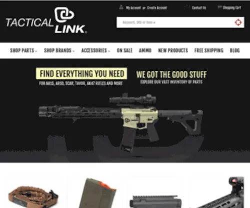 Tacticallink.com(Tactical Link) Screenshot