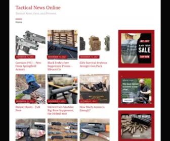 Tacticalnewsonline.com(Tactical News Online) Screenshot