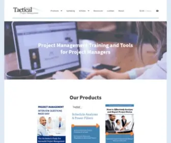 Tacticalprojectmanagement.com(Project Management Training) Screenshot