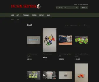 Tacticalresponsegear.com(Tactical Response) Screenshot