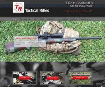 Tacticalrifles.net(Tactical Precision Rifles Law Enforcement Military) Screenshot