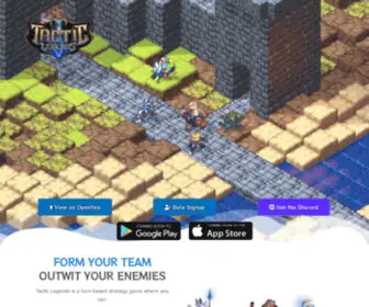 Tacticlegends.com(Multiplayer Tactical Strategy Game for Mobile) Screenshot