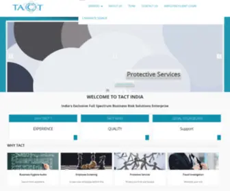 Tactindia.net(TACT India) Screenshot