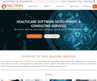 Tactionsoftware.com(Enterprise Software Solutions Simplified) Screenshot