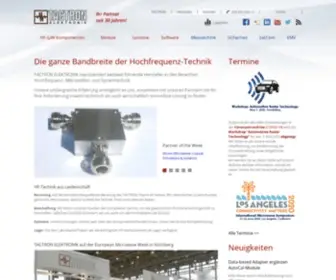 Tactron.de(Die ganze Bandbreite der Hochfrequenz) Screenshot