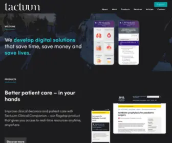 Tactuum.com(Home) Screenshot