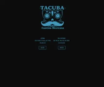 Tacubanyc.com(Tacuba Cantina Mexicana) Screenshot