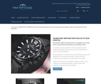 Tacwatches.com(Military Watches And Outdoor Gear) Screenshot