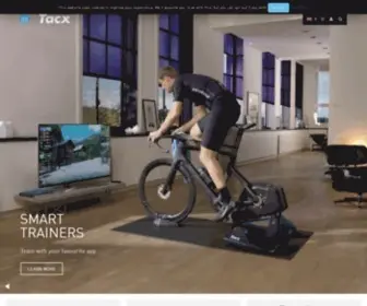 Tacx.com(Achieve your goal with a bike trainer or roller from Tacx) Screenshot