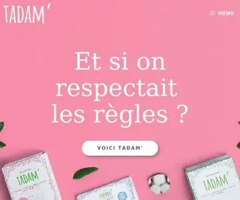 Tadam-Women.com(Serviettes et tampons en coton bio) Screenshot