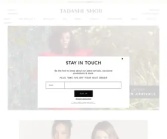 Tadashicollection.com(Tadashi Shoji) Screenshot