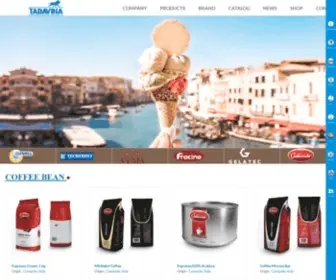 Tadavina.com(Gelato Ingredients) Screenshot