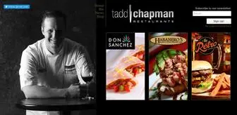 Taddchapman.com(Tadd Chapman Restaurants) Screenshot