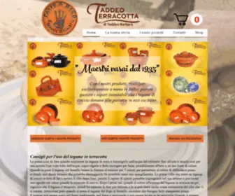 Taddeoterracotta.com(Pentole Di Terracotta) Screenshot