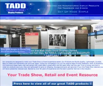 Taddinnovations.com(Trade Show Displays) Screenshot