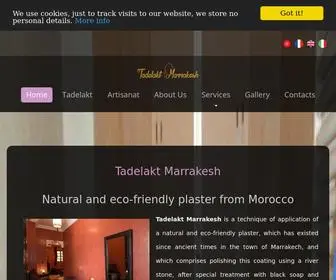 Tadelaktmarrakesh.com(Tadelakt Marrakesh natural eco) Screenshot