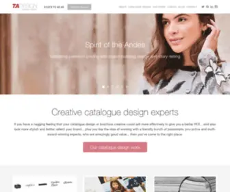 Tadesign.co.uk(Creative catalogue design specialists) Screenshot