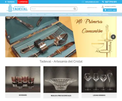 Tadeval.com(Artesanía del Cristal) Screenshot