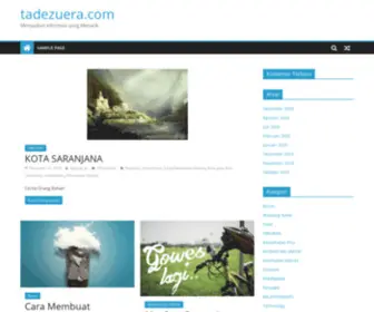 Tadezuera.com(Menyajikan Informasi yang Menarik) Screenshot