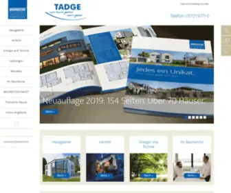 Tadge.de(Karl Tadge Wohnbau GmbH) Screenshot